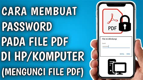 Cara Mengunci PDF dengan Password