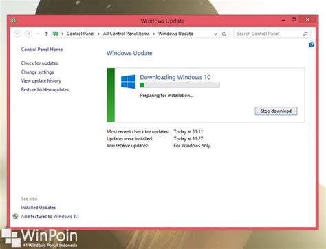 Cara Mengupdate Windows 8 ke Windows 10