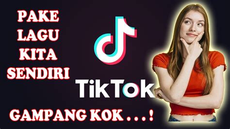 Cara Mengupload Suara ke TikTok