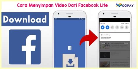 Cara Menyimpan Video Dari Facebook Lite Ke Galeri Tanpa Aplikasi (Anti Ribet)