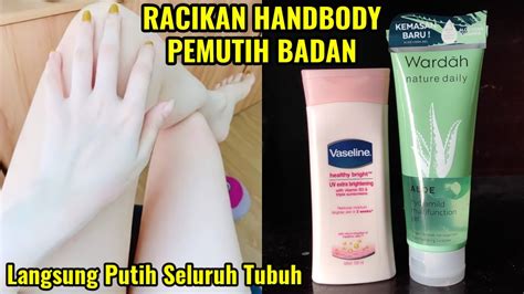 Cara Meracik Handbody Pemutih