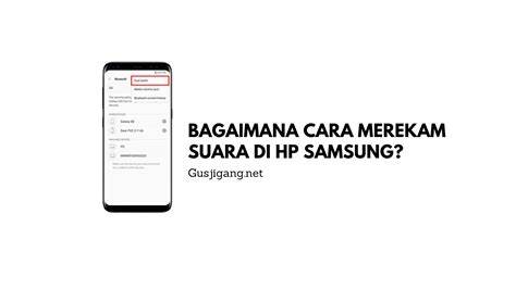 Cara Merekam Video Di Hp