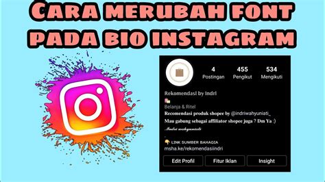 Cara Merubah Font Bio Instagram Agar Terlihat Lebih Estetik