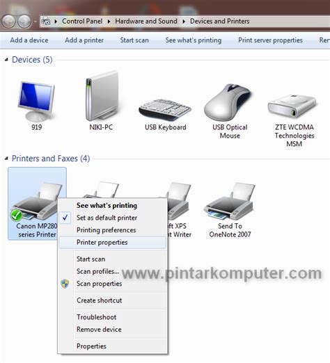 Cara Mudah Sharing Printer Di Windows 7 Melalui Jaringan Lan Dan Wi-Fi
