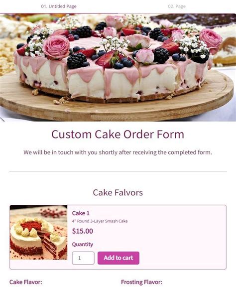 Cara Order Cake