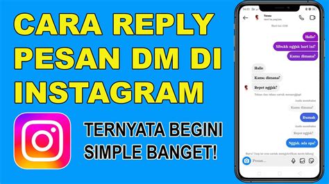 Cara Reply Dm Instagram Seperti Wa