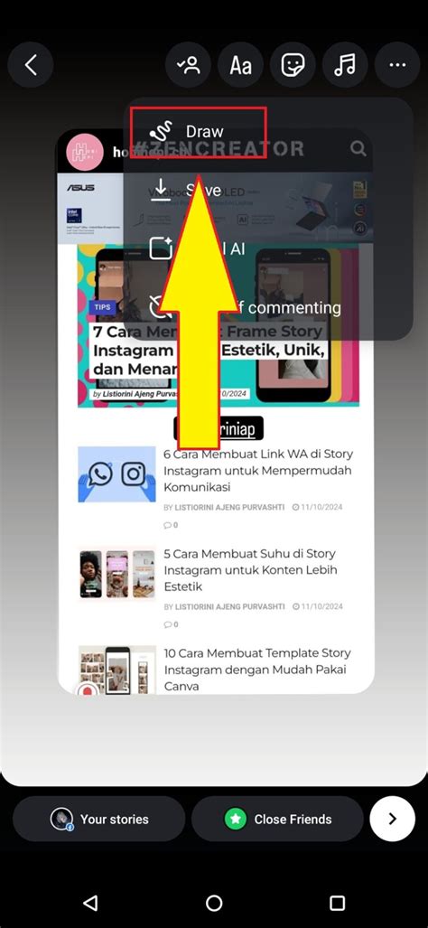 Cara Repost Story Instagram