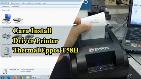 Cara Reset Printer Thermal Eppos