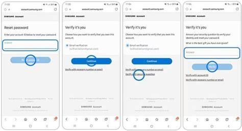 Cara Reset Samsung Account