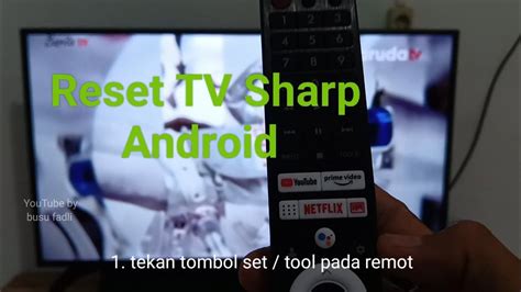 Cara Reset Tv Sharp