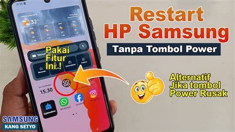 Cara Restart HP Samsung