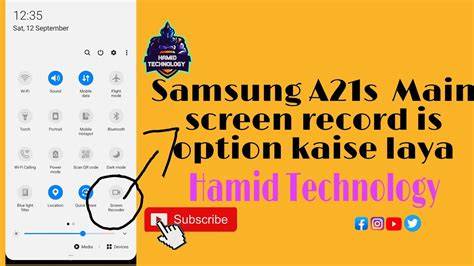 Cara Screen Recorder Samsung A21s