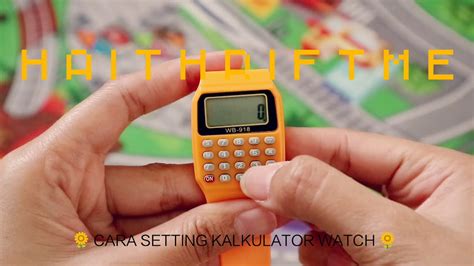 Cara Setting Kalkulator