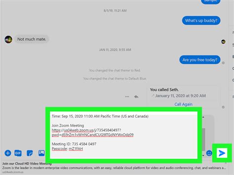 Cara Share Link Zoom
