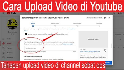 Cara Upload Video Ke Youtube