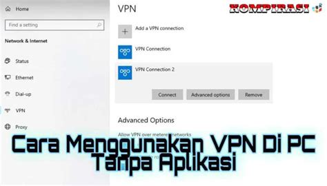 Cara buka VPN