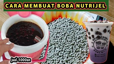 Cara membuat Boba