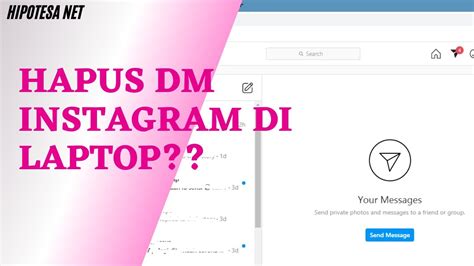Cara membuka DM Instagram di PC melalui Instagram Web