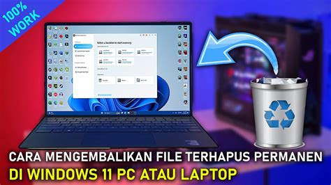 Cara mengembalikan file terhapus di laptop