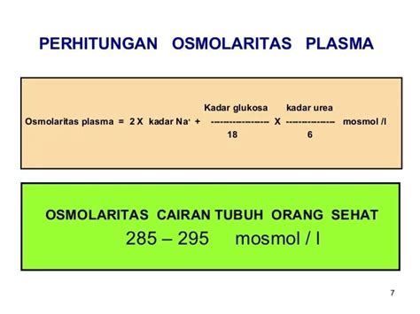 Cara menghitung osmolaritas menggunakan perangkat Laplace