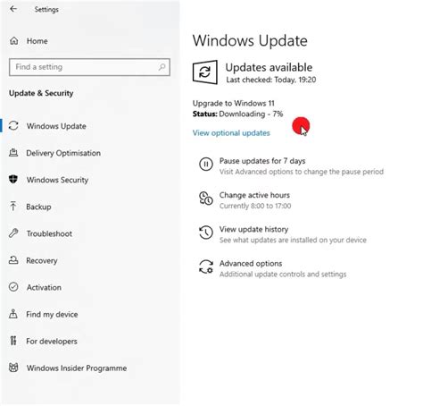 Cara Setting Windows Update