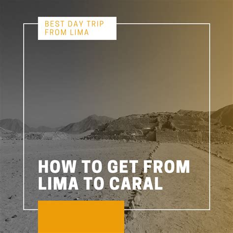 Caral Trip Essentials