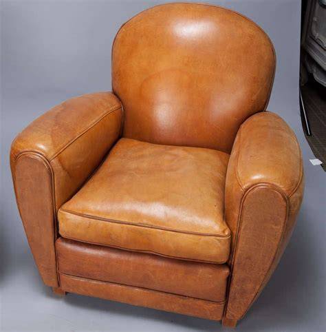 Caramel Colored Leather Chair