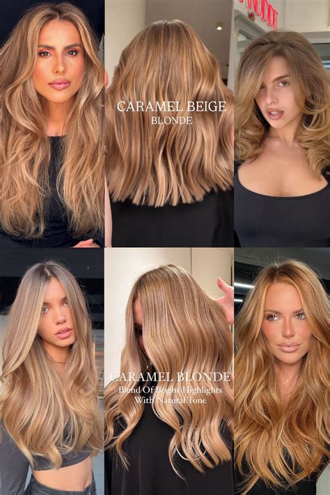 caramel blonde hair