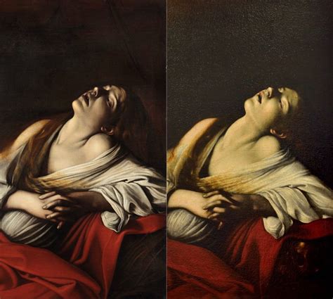 Caravaggio's depiction of Mary Magdalene