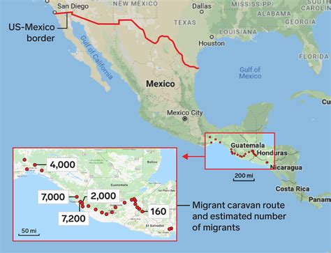 Migrant caravan Eight cross the USMexico border BBC News