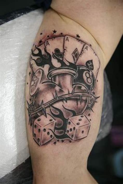 dice and cards tattoo by D3adFrog on DeviantArt