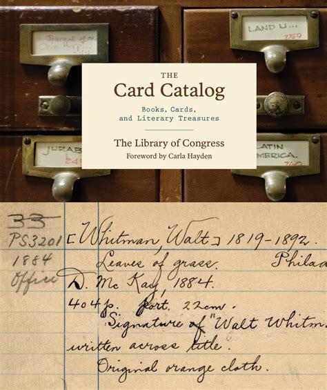 Card Catalog For Catcher In The Rye