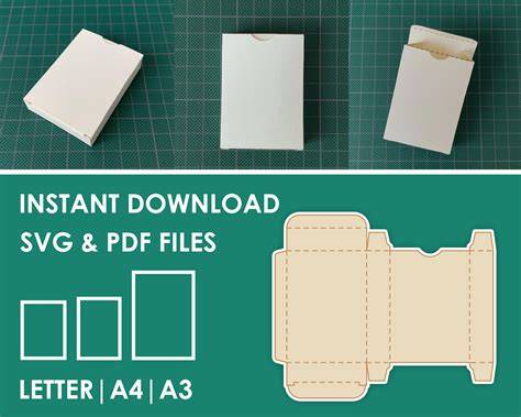 Card In A Box Template Pdf Picture