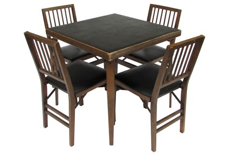 Card Table And Chairs Cushioned
