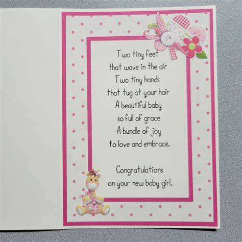 Card Verses For New Baby