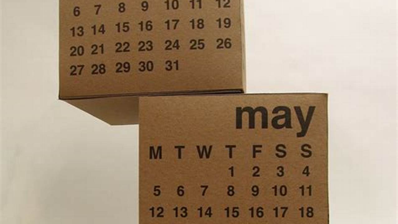 Cardboard Connection Calendar