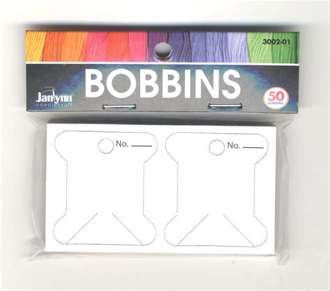 Cardboard Bobbins For Embroidery Floss