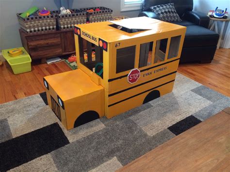 Cardboard Bus Diy