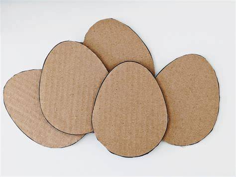 Cardboard Easter Eggs