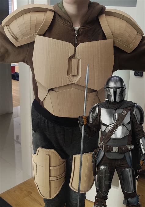 Cardboard Mandalorian Armor Template