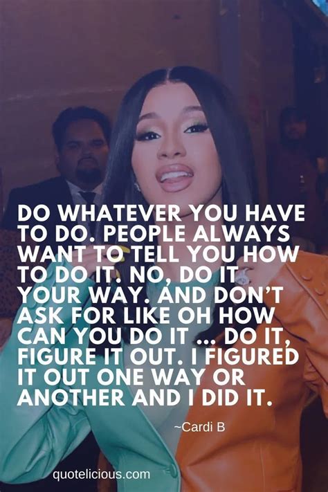 Cardi B Quote