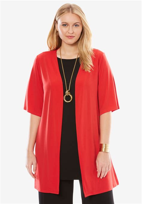 Cardigan Plus Size Dress