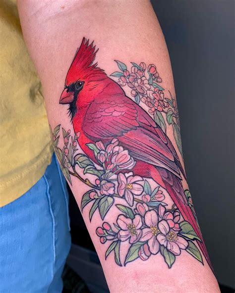 Cardinal tattoo by Kevin Ray in Gibsonville, NC , , best