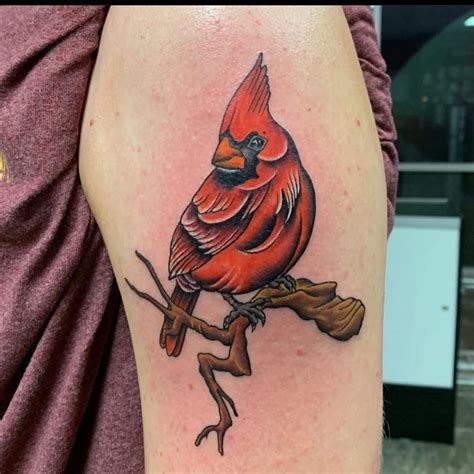 Traditional Cardinal Tattoo Best Tattoo Ideas