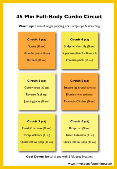 Cardio Workout 45 Min