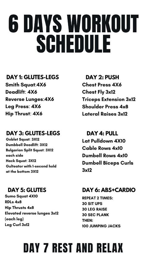 Cardio Workout 6 Days A Week