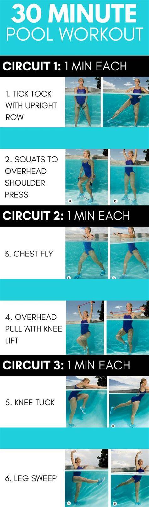 Cardio Workouts In The Pool
