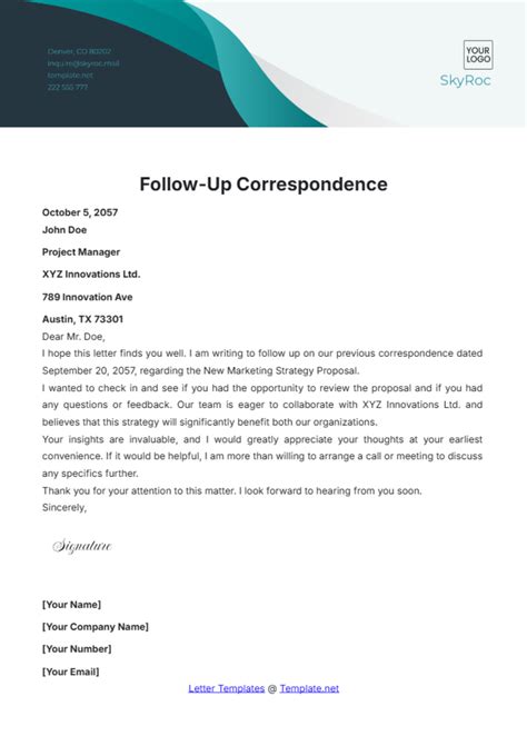 Cardiologist Follow Up Letter Template