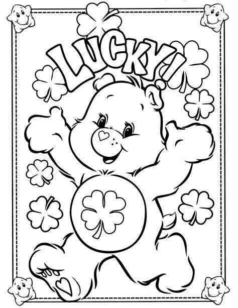 Care Bears Free Coloring Pages