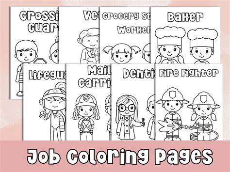Career Day Coloring Pages